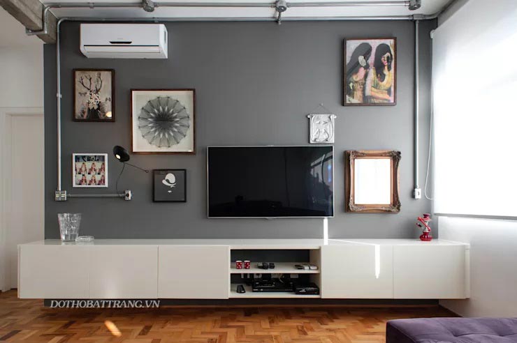 Cách đặt TV ở phòng khách nhỏ sao cho đẹp và hợp lý với 11 ý tưởng