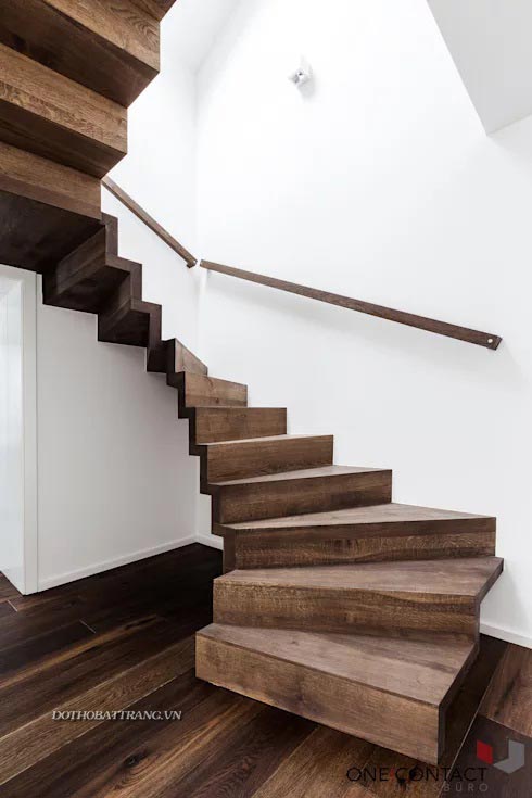 10 mẫu cầu thang đẹp bằng gỗ và thép hợp lý cho nhà nhỏ