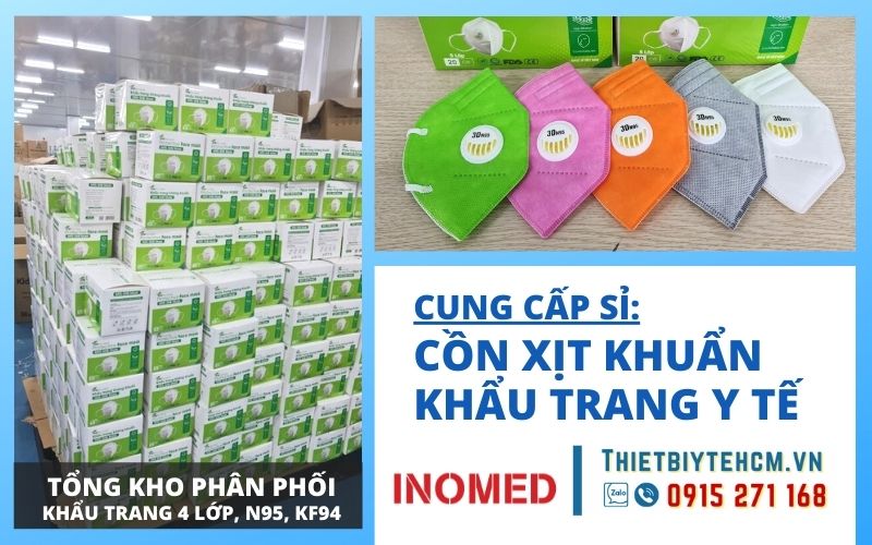 Inomed địa chỉ báo giá khẩu trang y tế tại Long An đảm bảo nhất thị trường