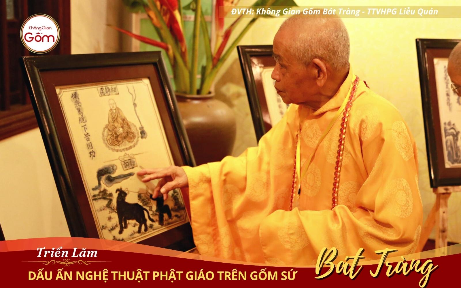 Thưởng lãm “Dấu ấn nghệ thuật Phật giáo trên gốm sứ Bát Tràng” tại Huế