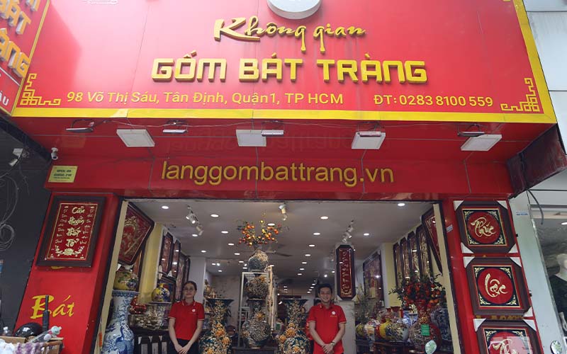 Một trong các cửa hàng Không Gian Gốm tại Tp.Hồ Chí Minh